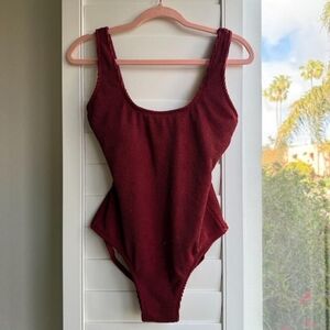 Kona Sol Women's Red Swimsuit-one-piece